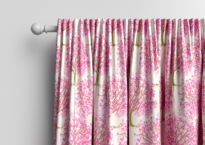 Classic Woodland, Pink Blossom - Made to Measure Curtains - Image 10